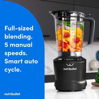 Foto 2 | Licuadora Nutribullet Smartsense De 5 Velocidades, 1400 W, Color Negro Mate - Venta Internacional.