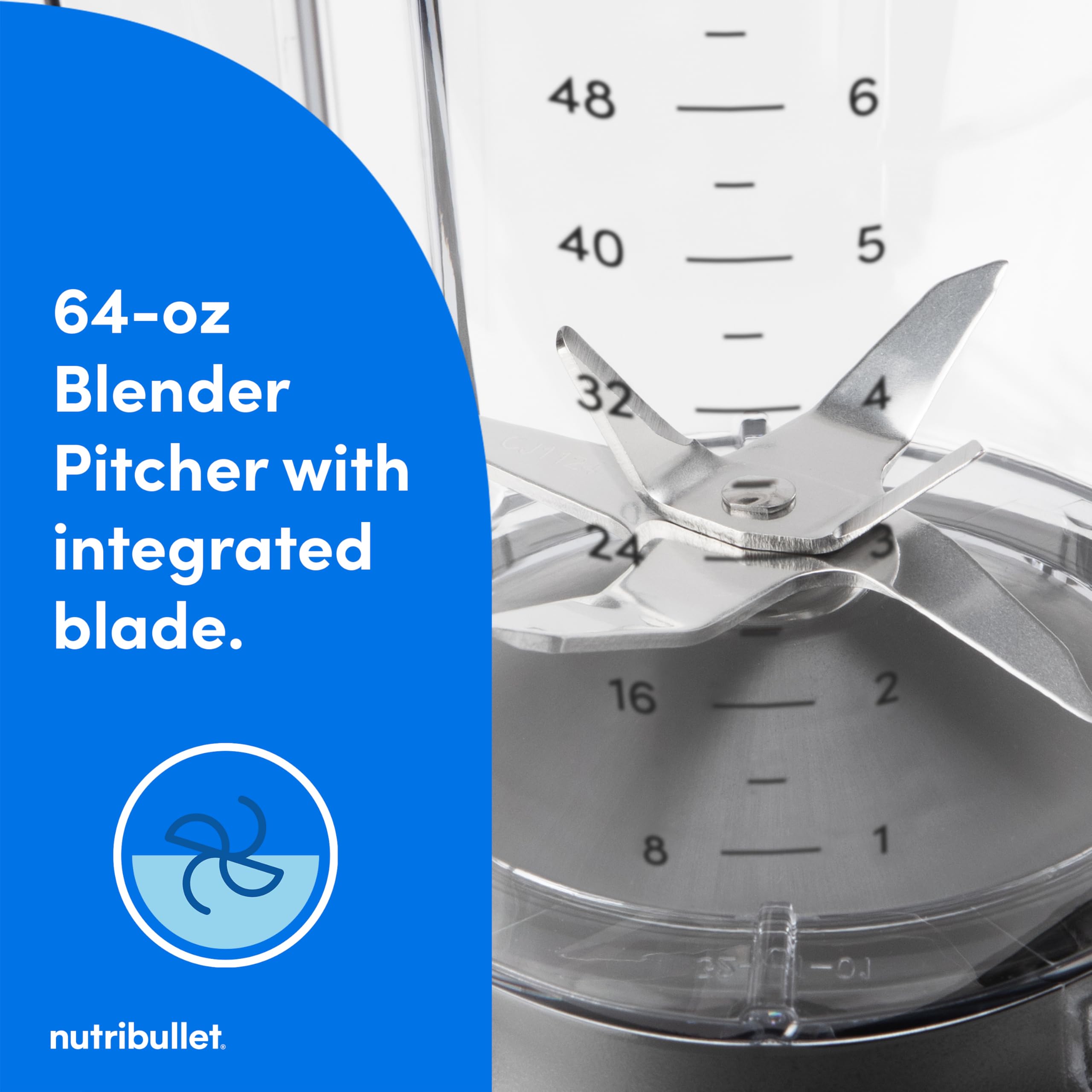 Foto 8 pulgar | Licuadora Nutribullet Smartsense 1400w 5 Velocidades 1.5l Blanco Mate - Venta Internacional.