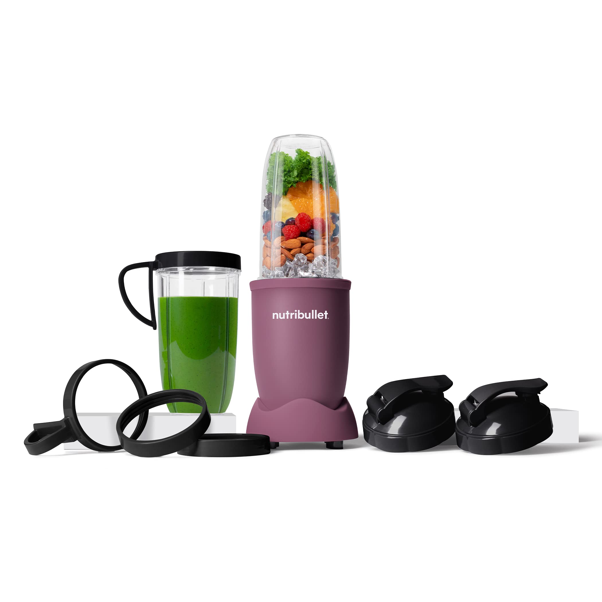 Batidora De Alimentos Nutribullet Nb9-1301alp Pro 900w, 13 Unidades, Color Ciruela Claro - Venta Internacional.