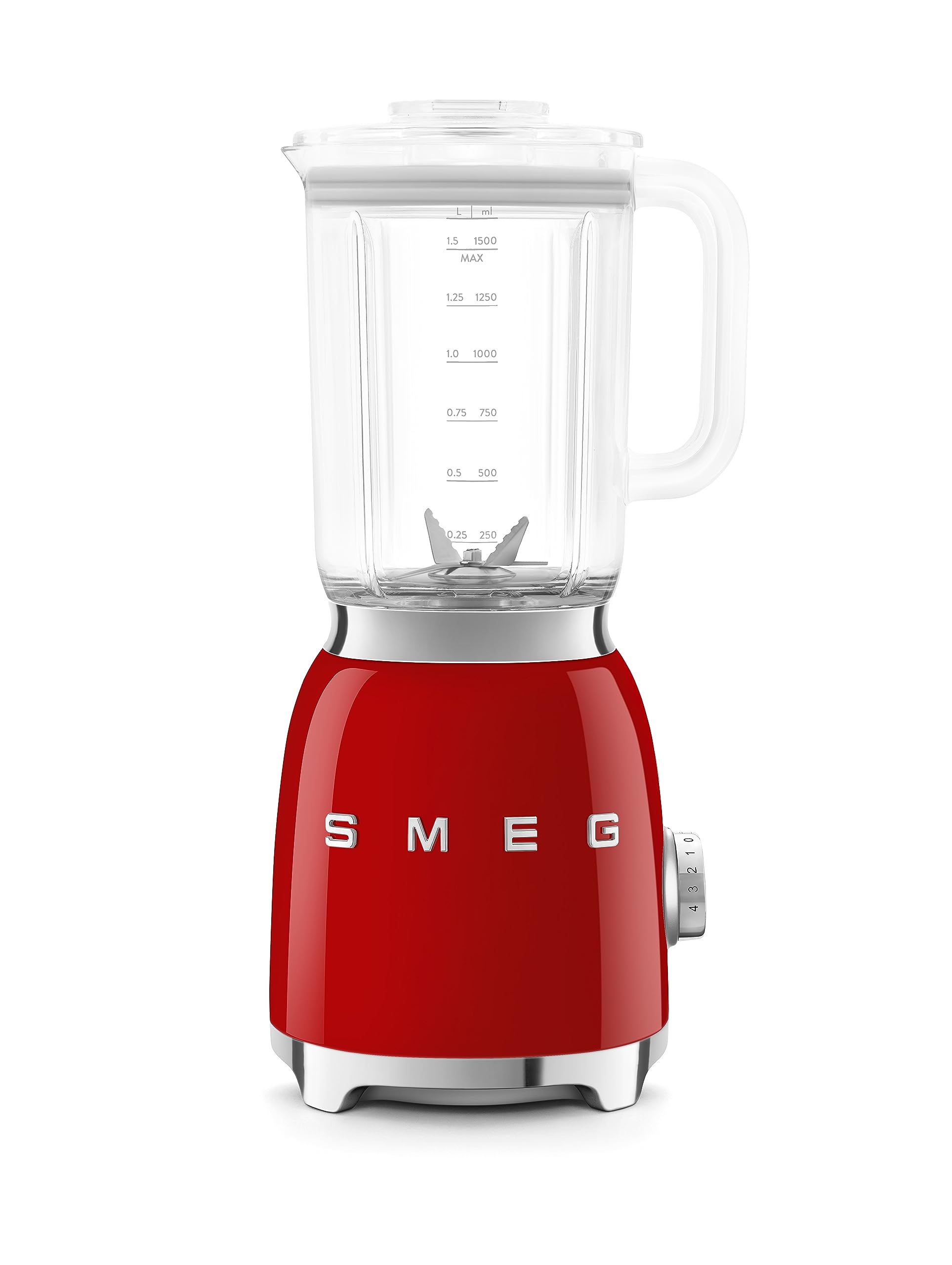 Foto 2 pulgar | Licuadora Smeg Retro Para Encimera, 1,5 L, 4 Velocidades, Color Rojo - Venta Internacional.