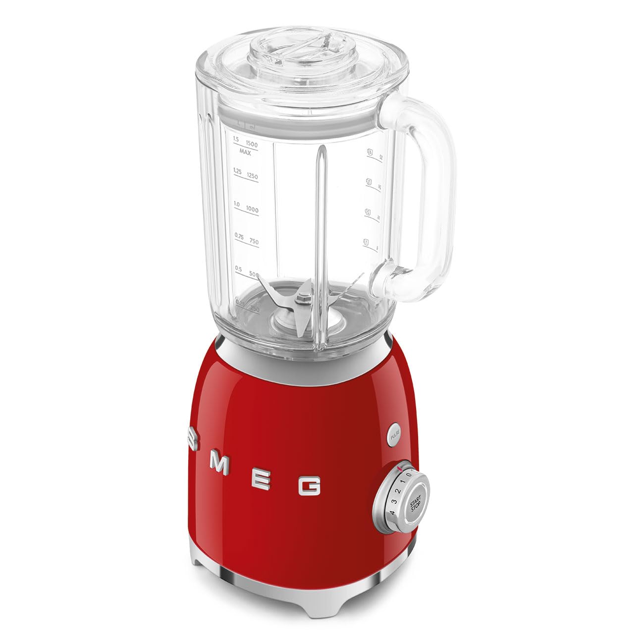 Foto 4 | Licuadora Smeg Retro Para Encimera, 1,5 L, 4 Velocidades, Color Rojo - Venta Internacional.