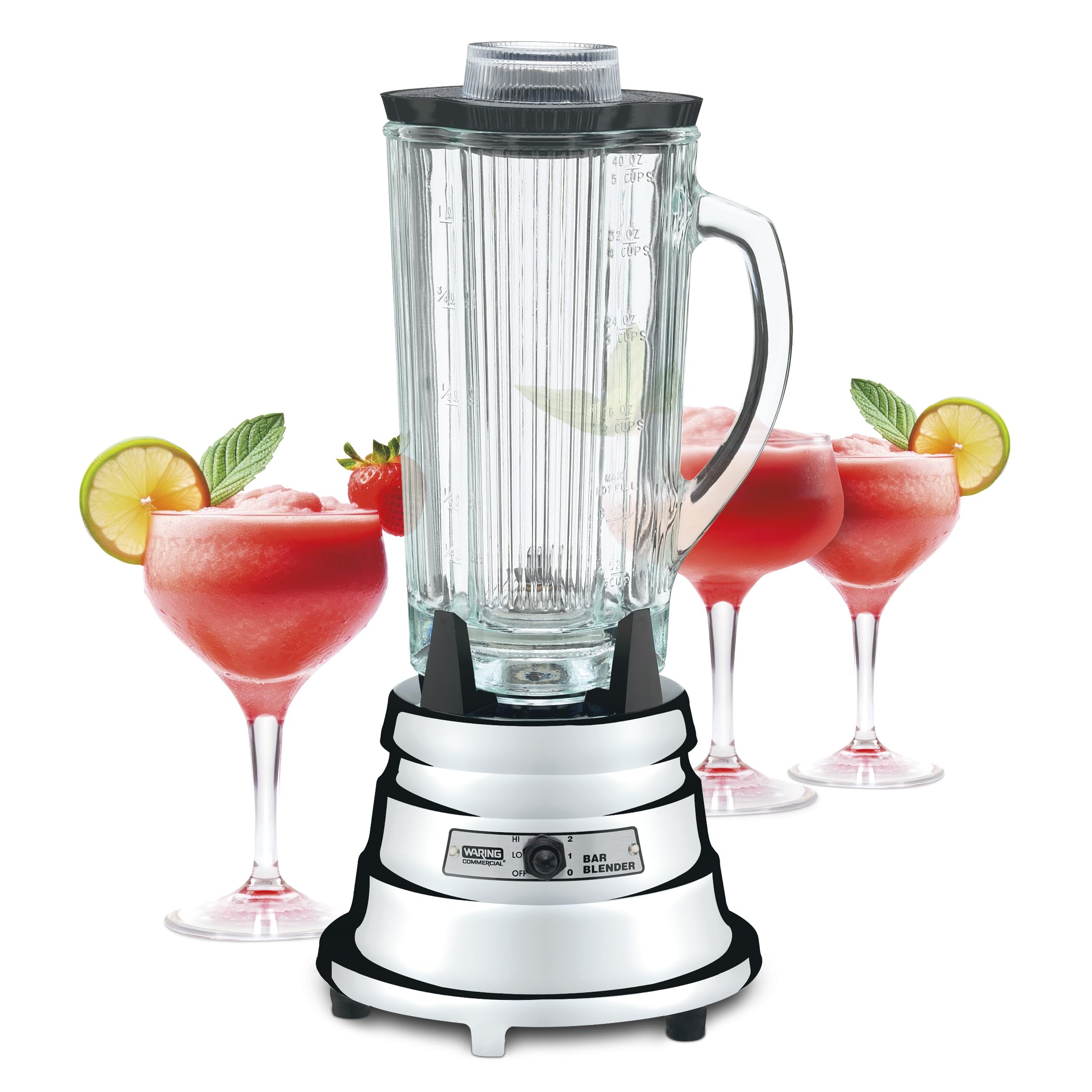 Foto 5 | Licuadora Waring Commercial Bb900g 1/2 Hp, Cristal Cromado De 1,2 Litros - Venta Internacional.