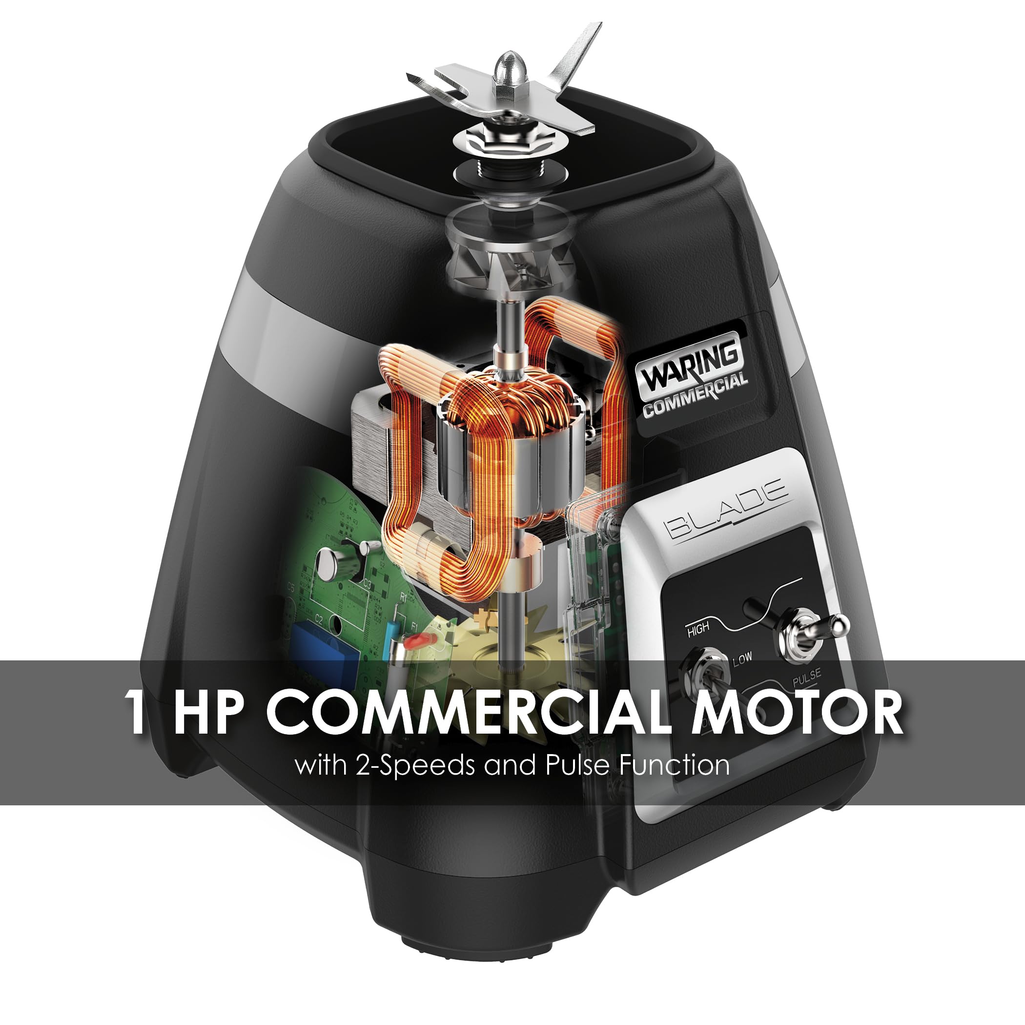 Foto 5 pulgar | Licuadora Waring Commercial Bb300s De 1 Cv Y 1,4 L, Color Negro - Venta Internacional.