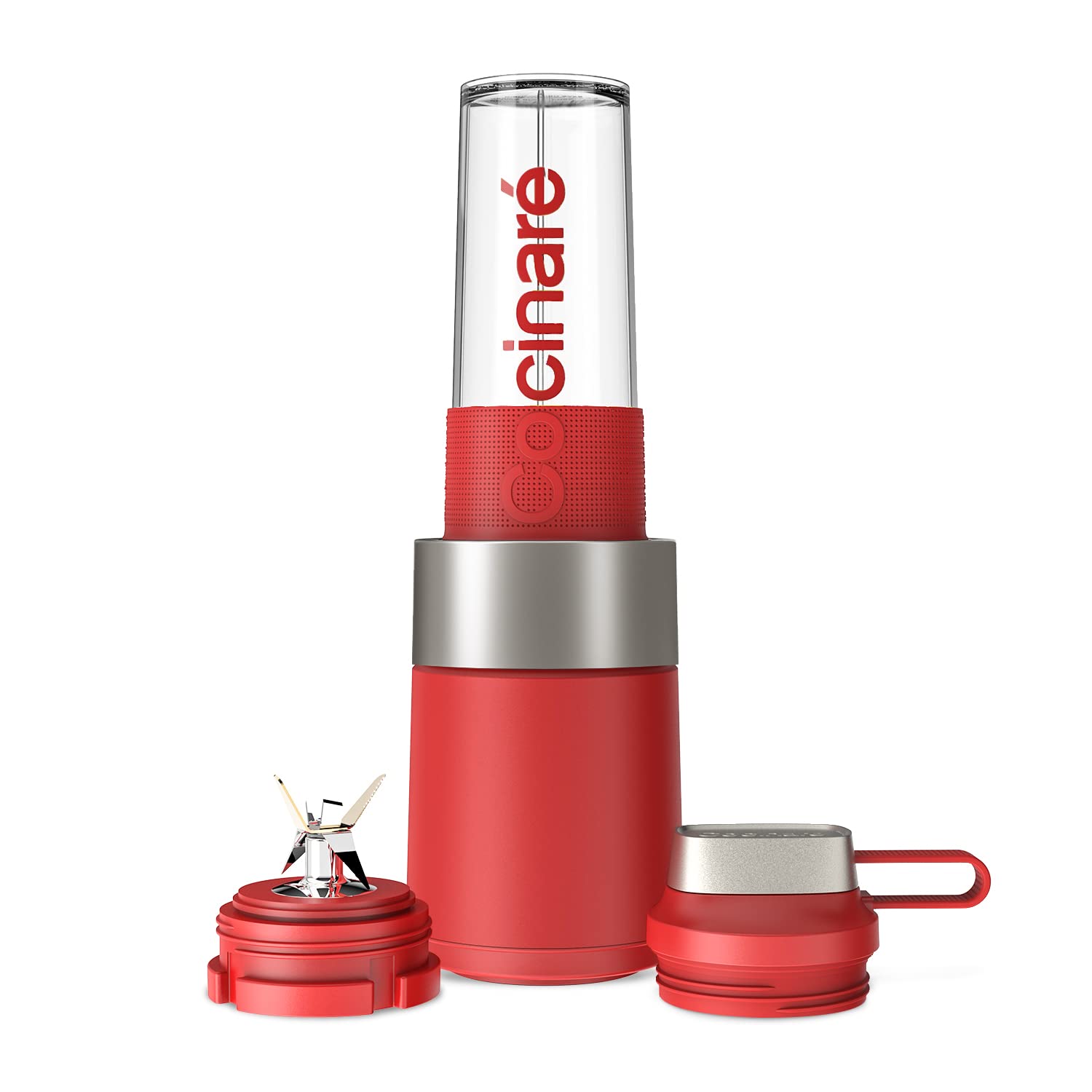 Licuadora Personal Cocinare 1100 W Para Batidos Y Batidos Roja - Venta Internacional