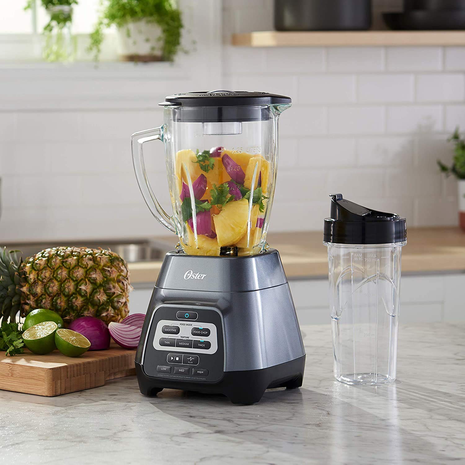 Foto 6 | Blender Oster Para Batidos, Batidos Y Salsas, 1,4 L, Color Gris - Venta Internacional.