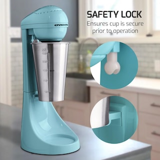 Foto 3 | Máquina para Hacer Batidos Ovente Classic 450 ml 2 Velocidades Acero Inoxidable - Venta Internacional