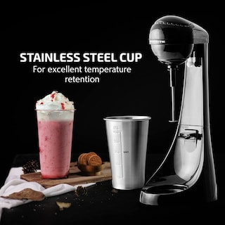 Foto 2 | Batidora Clásica Ovente MS2070B 450 ml 2 Velocidades Negra - Venta Internacional
