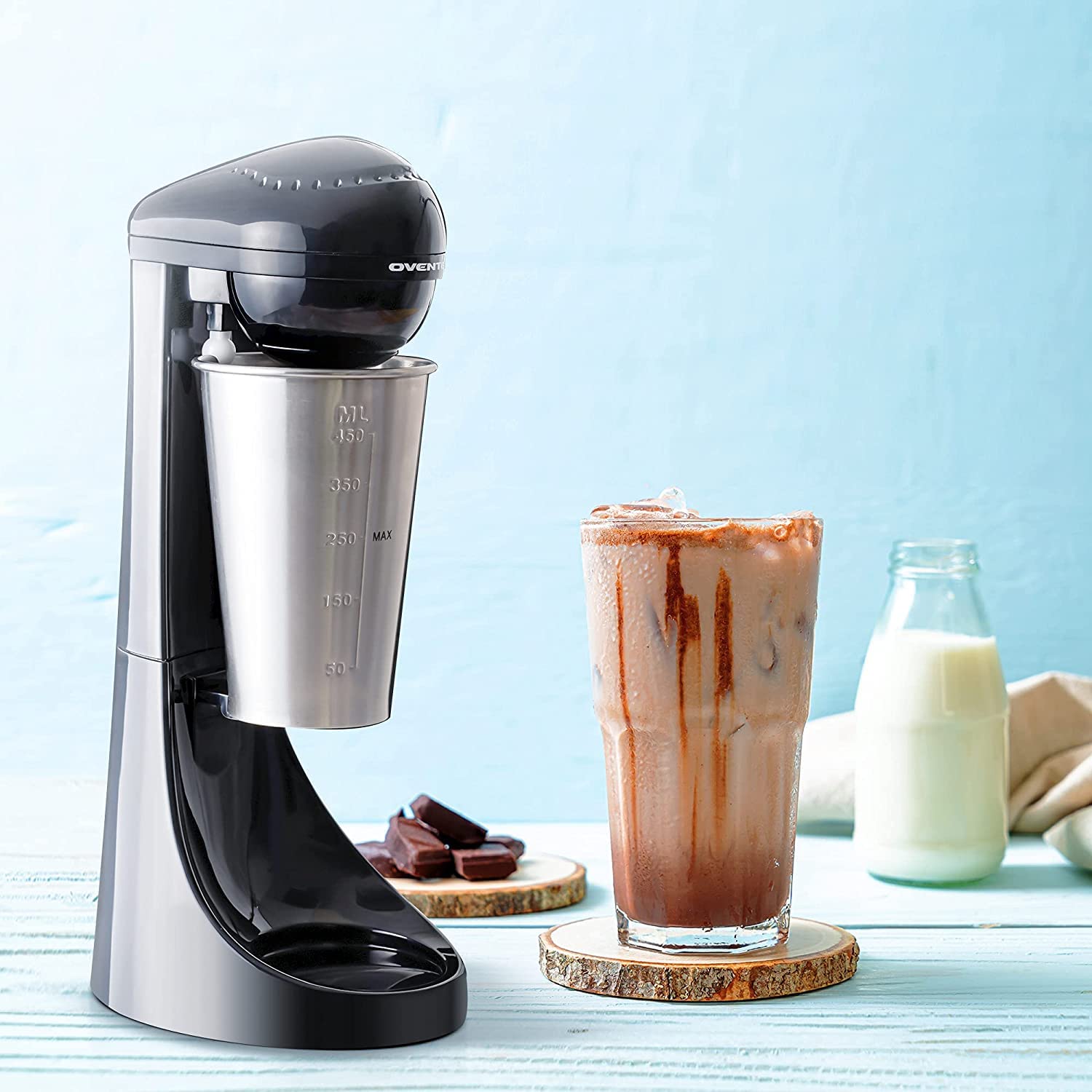 Foto 5 pulgar | Batidora Clásica Ovente MS2070B 450 ml 2 Velocidades Negra - Venta Internacional