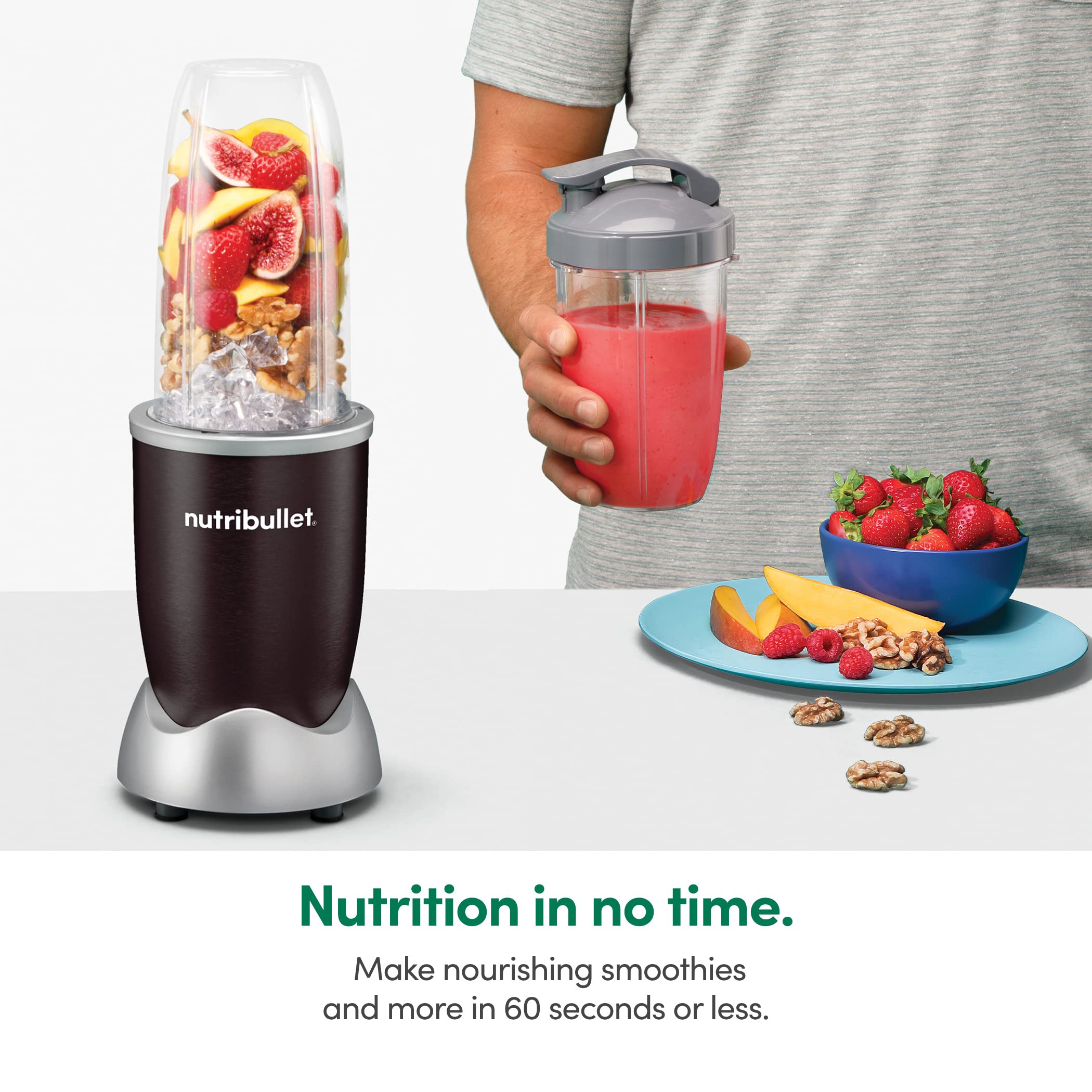 Foto 5 | Licuadora Nutribullet Nb9-1301k Pro 900 W, 13 Unidades, Color Negro Ónix - Venta Internacional.