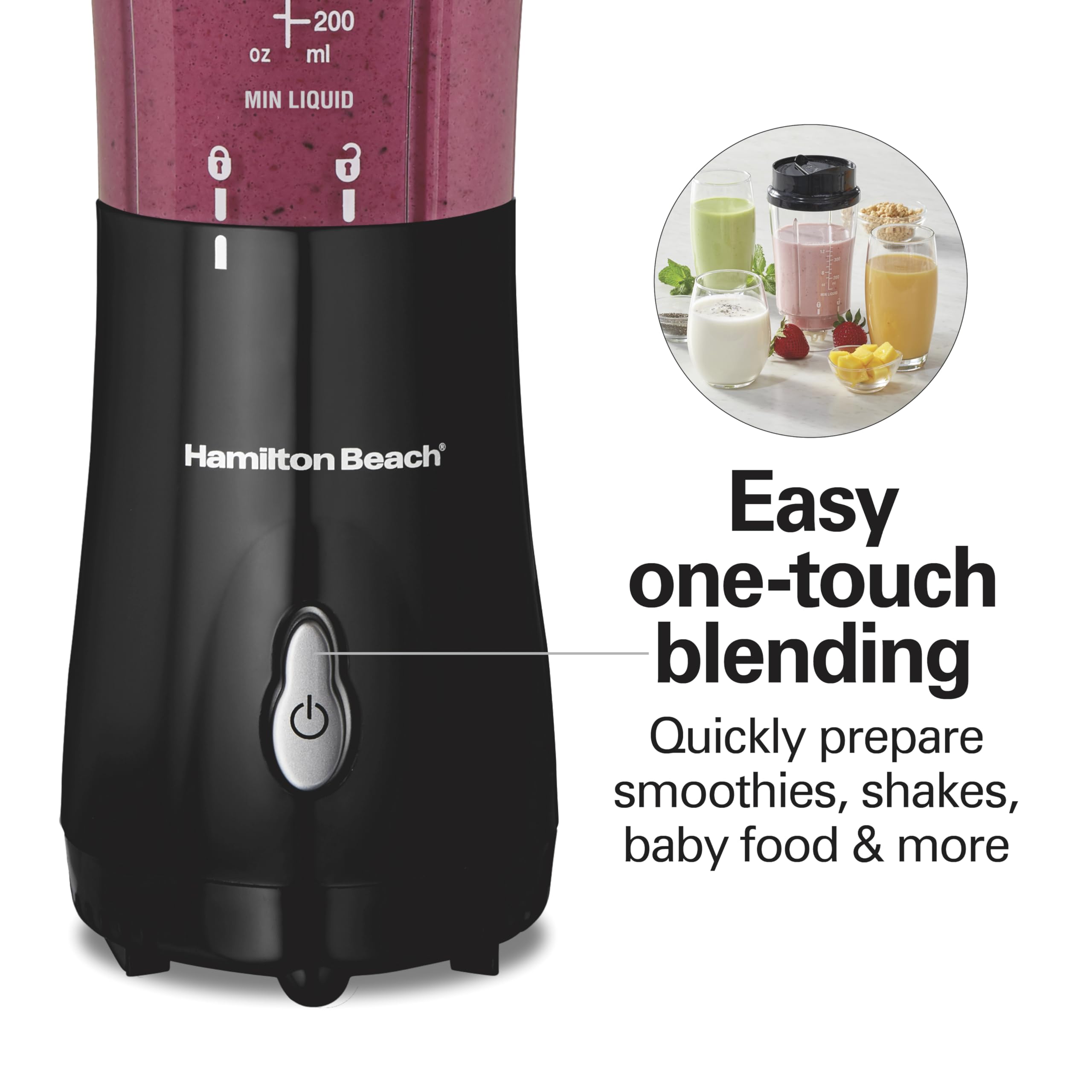 Foto 6 | Licuadora Portátil Hamilton Beach 51101AV 400 ml - Venta Internacional