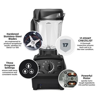 Foto 4 | Licuadora Reacondicionada Vitamix Explorian Con Programas 1.9 L 2.2 Hp Negra - Venta Internacional.