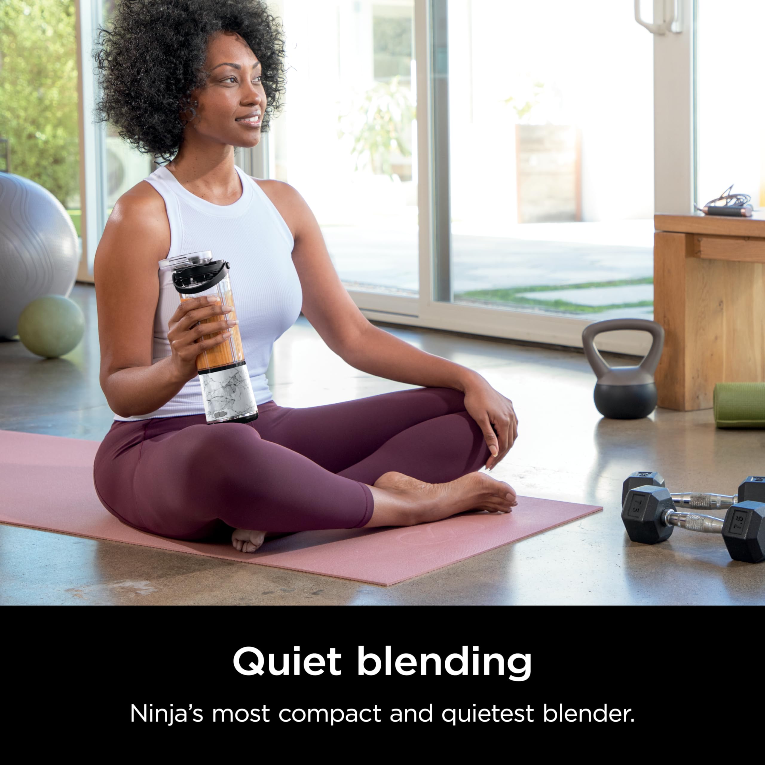 Foto 4 pulgar | Licuadora Portátil Ninja Blast Bc152mw 500 Ml Inalámbrica Blanca - Venta Internacional.