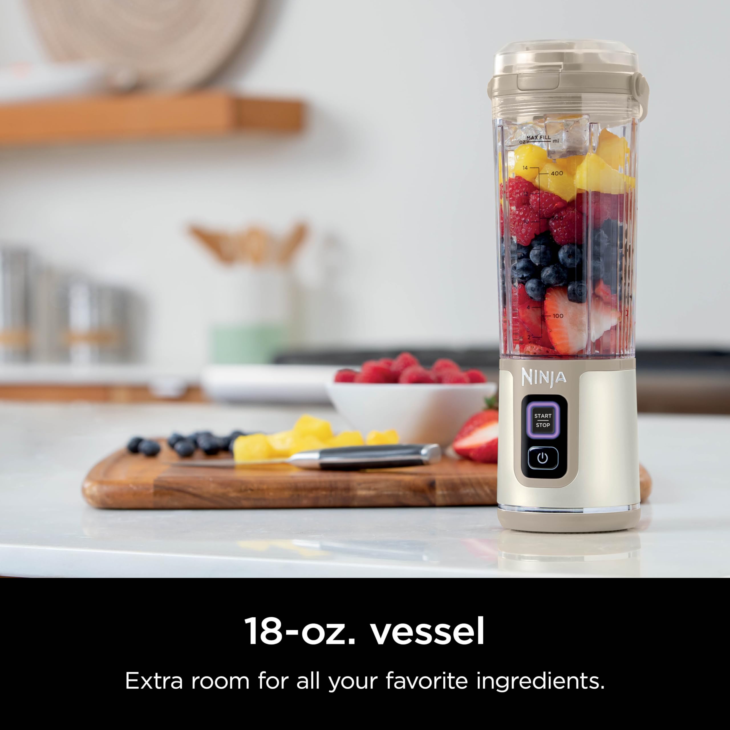 Foto 4 | Licuadora Portátil Ninja Blast Bc151cs, 530 Ml, Inalámbrica, Crema - Venta Internacional.