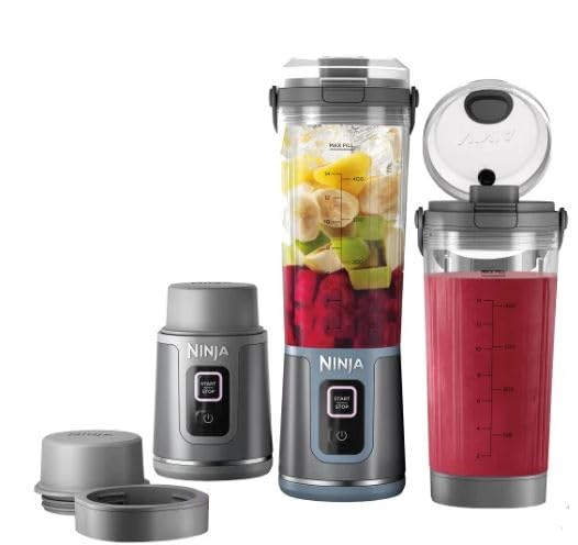 Licuadora Portátil Ninja Blast 2 Power Base 500 ml Paquete de 2 - Venta Internacional