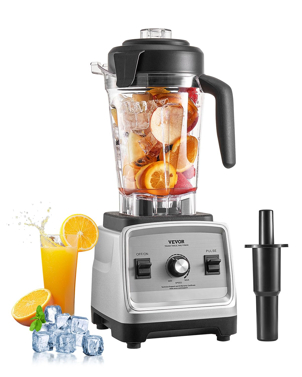Licuadora Vevor Para Batidos 2.5l 1400w Con Potente Motor - Venta Internacional.