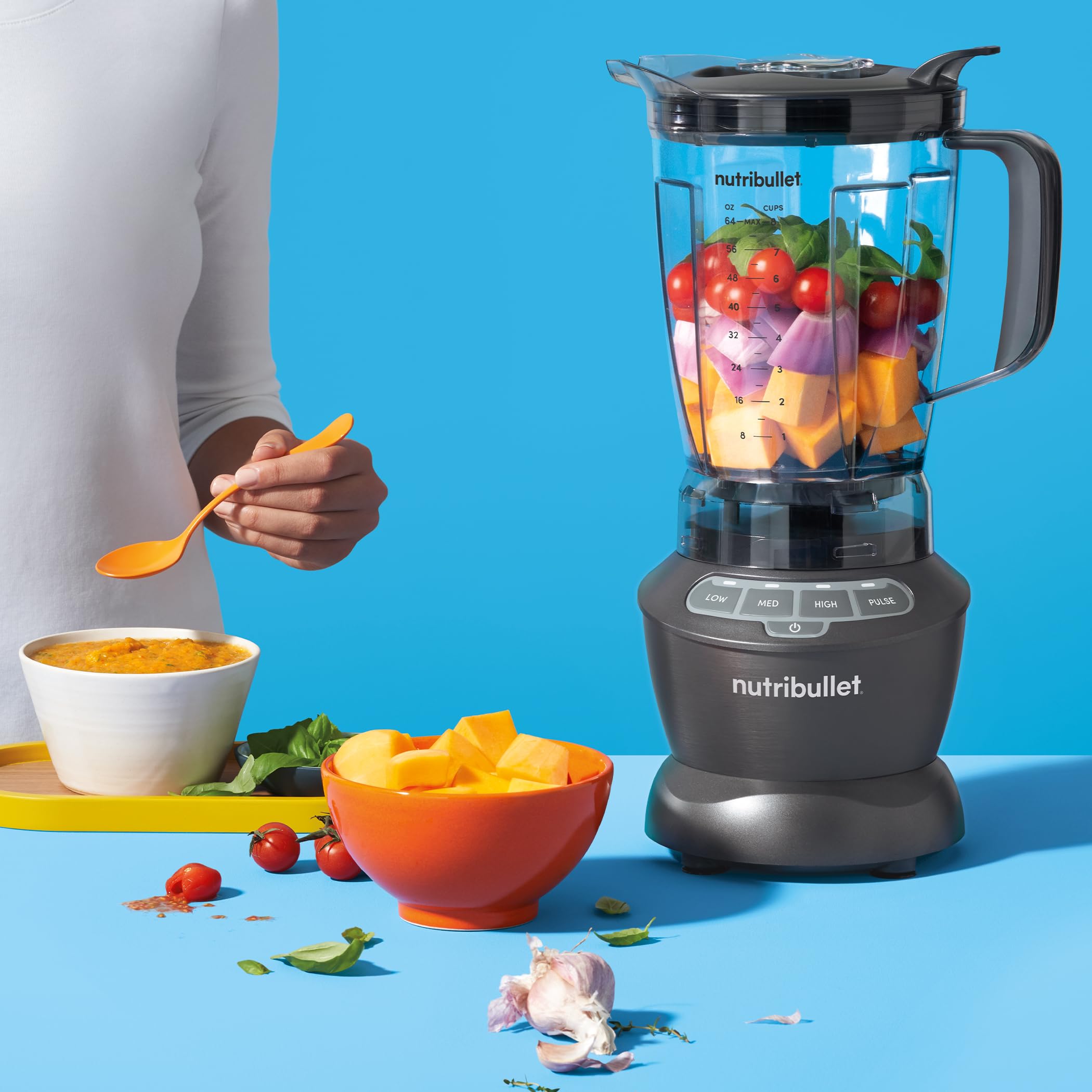 Foto 6 pulgar | Licuadora De Sobremesa Nutribullet Nbf50400 1.8l 1200w Gris Oscuro - Venta Internacional.