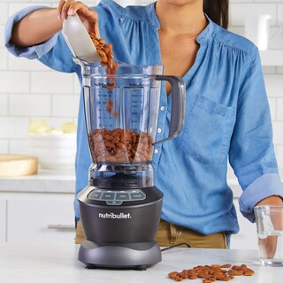 Foto 6 | Licuadora De Sobremesa Nutribullet Nbf50400 1.8l 1200w Gris Oscuro - Venta Internacional.