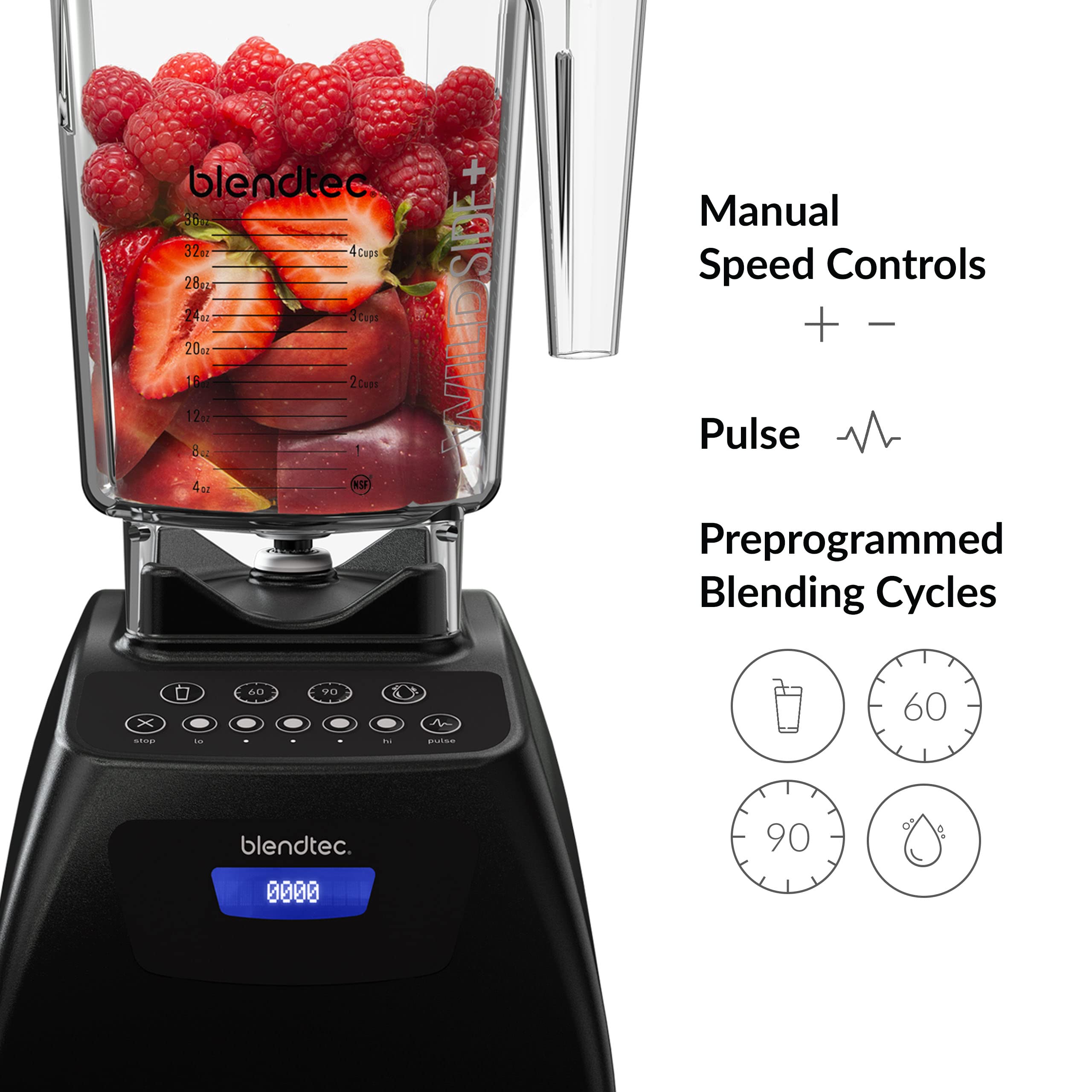 Foto 6 pulgar | Licuadora Blendtec Classic 575 Con Tarro Wildside+ De 2 6 L  Color Negro - Venta Internacional.