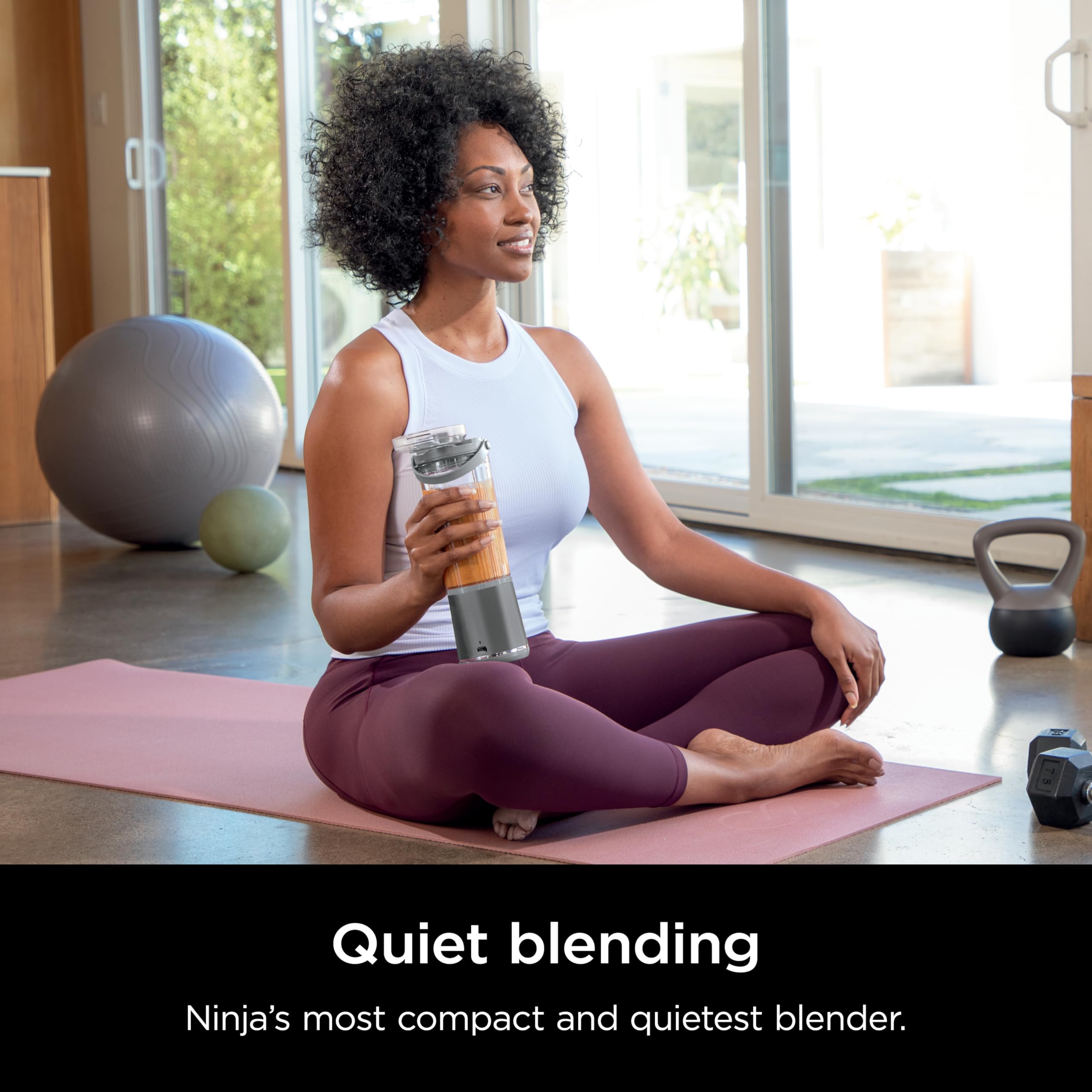 Foto 3 | Licuadora Portátil Ninja Blast Cl155agy 500 Ml Inalámbrica Gris - Venta Internacional