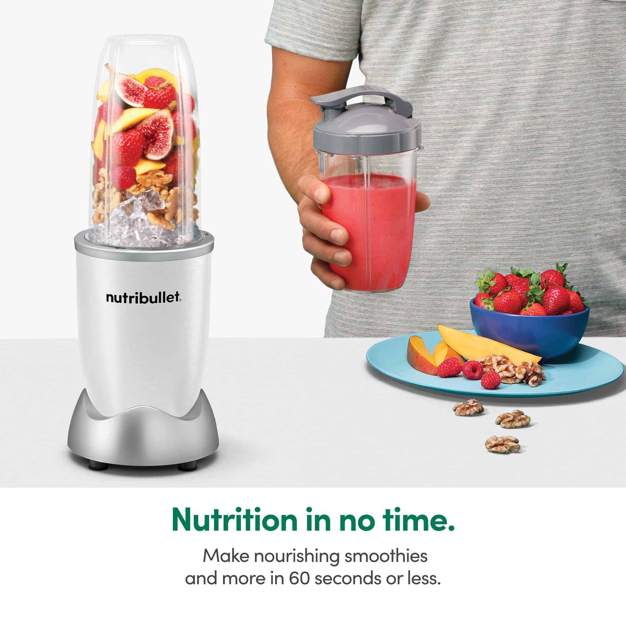 Foto 6 pulgar | Licuadora Nutribullet Nb9-1301w Pro  13 Unidades  900 W  Color Blanco - Venta Internacional.