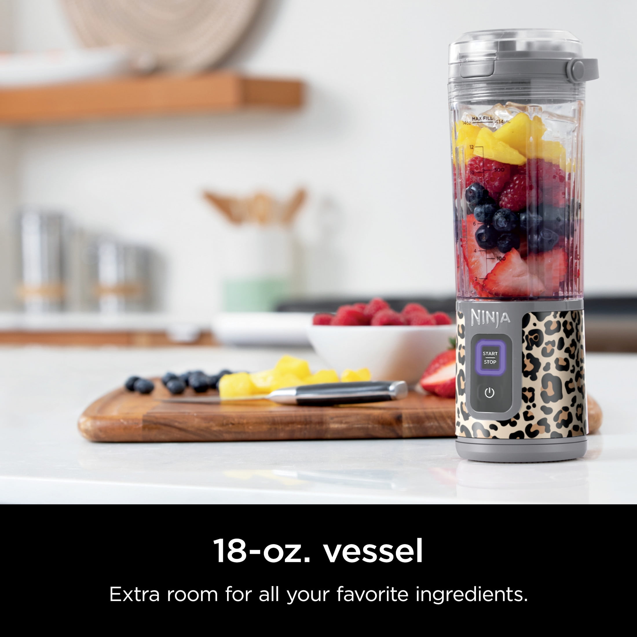 Foto 4 pulgar | Ninja Mini Licuadora Blast Blender Portátil De 532ml (18 Oz)  Chetaah (reacondicionado)
