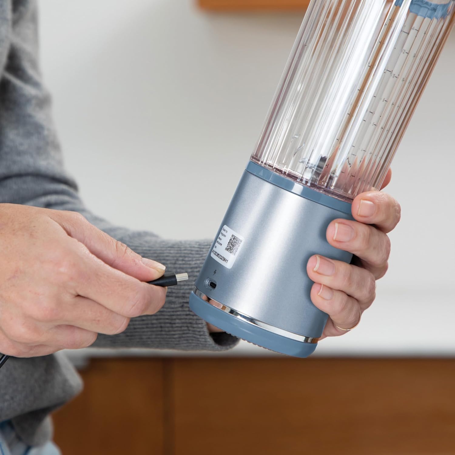 Foto 6 | Ninja Mini Licuadora Blast Blender Portátil De 532ml (18 Oz)  Azul (reacondicionado)