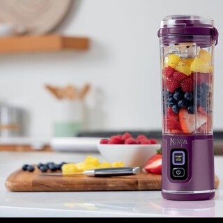 Foto 4 | Ninja Mini Licuadora Blast Blender Portátil De 532ml (18 Oz) Morada (reacondicionado)