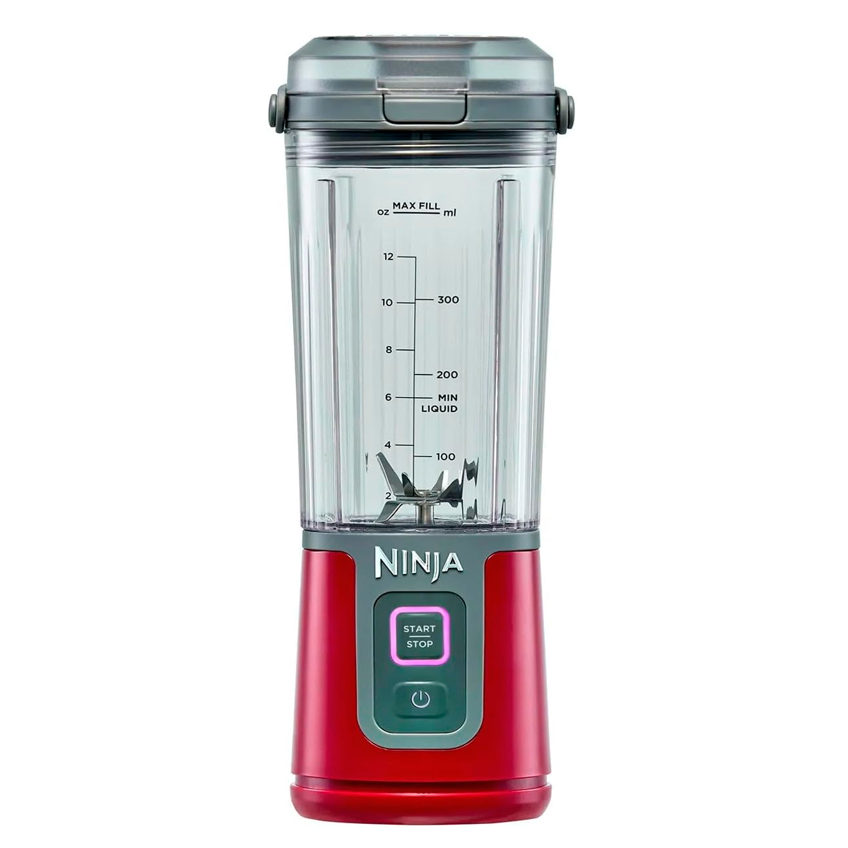 Ninja Mini Licuadora Blast Blender Portátil De 473ml (16 Oz)  Rojo (reacondicionado)