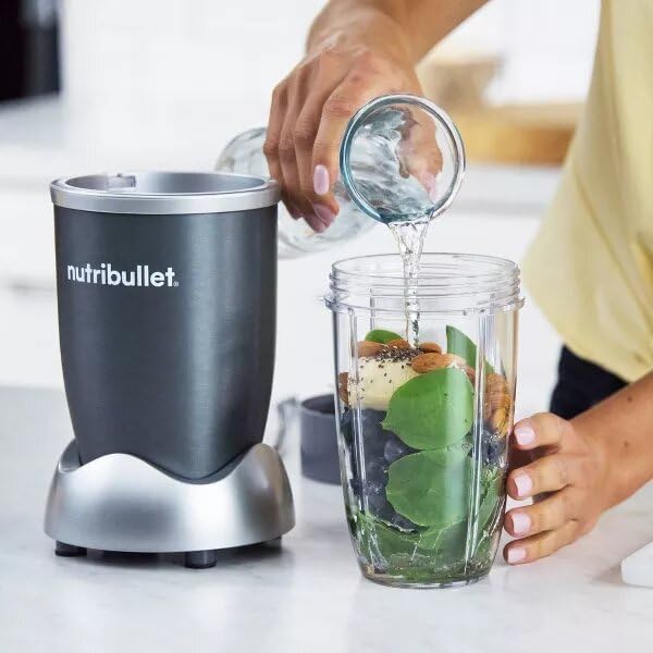 Foto 5 pulgar | Licuadora Nutribullet De Alta Velocidad De 600 W  8 Piezas  Gris  1 Año De Garantía - Venta Internacional.