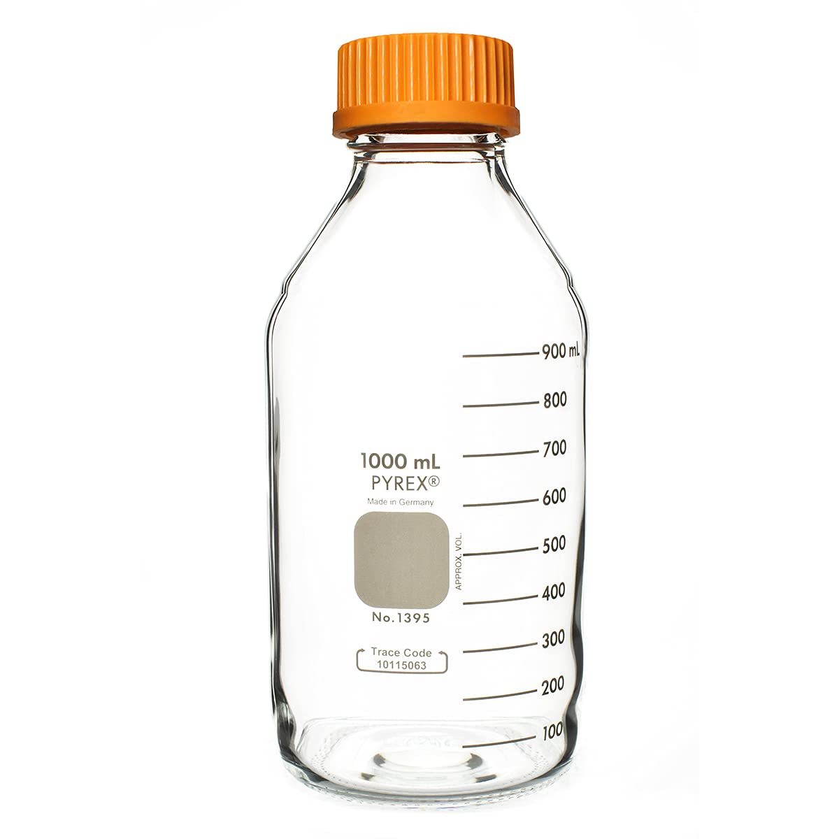 Foto 3 pulgar | Botella De Vidrio Pyrex De 1 Litro Con Tapón De Rosca Gl45  Paquete De 2 - Venta Internacional.