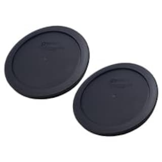 Foto 1 | Tapa De Almacenamiento De Alimentos Pyrex 7201-pc 950 Ml Para 4 Tazas 2 Unidades Color Negro - Venta Internacional.