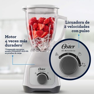 Foto 2 | Licuadora Oster Lite Soho 1.5 Litros Perilla Blanco VV