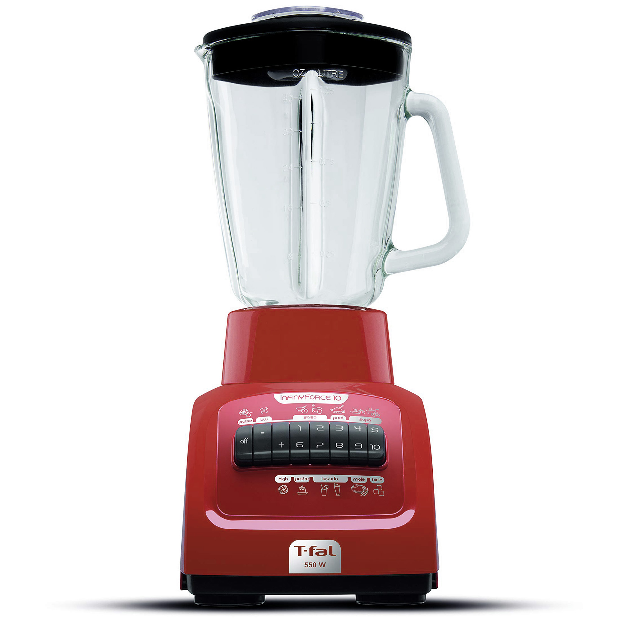 Foto 1 | Licuadora T-Fal Infinyforce 10 Velocidades VV - Rojo