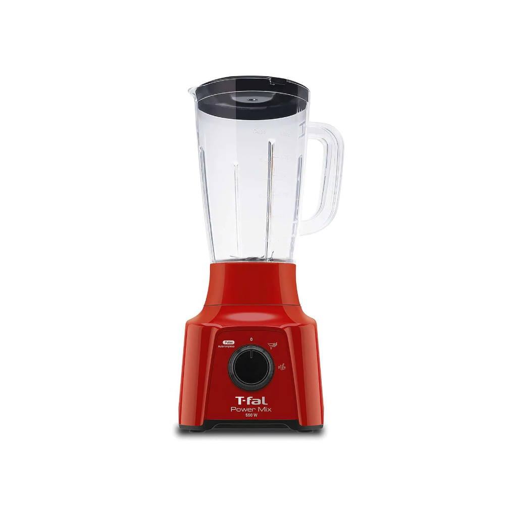 Licuadora 2 Vel Vaso De Vidrio Power Mix 550 W Tefal - Tfal color Rojo