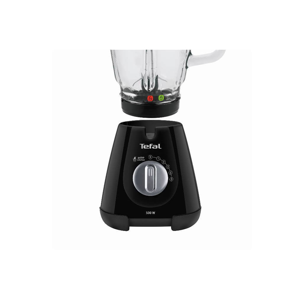 Foto 4 pulgar | Licuadora Tefal BL30B8MXA color Negro 5 Velocidades Vaso de Vidrio