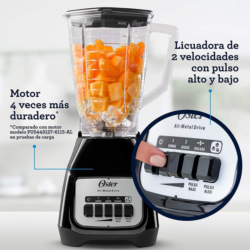 Foto 3 pulgar | Licuadora Oster BLlstkapbpb013 2 Velocidades Pulso y Vaso Plástico