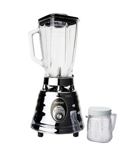 Foto 2 | Licuadora Clásica Oster 465042000 color Plata 3 VEL Vaso de Vidrio con Mini Vaso