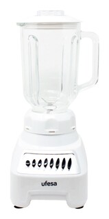 Foto 1 | Licuadora 10 Velocidades Vaso De Vidrio Blanco Ufesa Bs7020