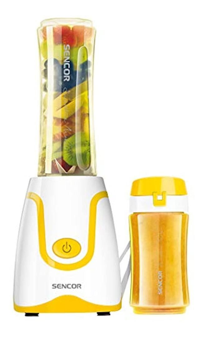 Licuadora De Batido Sencor Sbl2206yl 300w Con 2 Botellas Sin