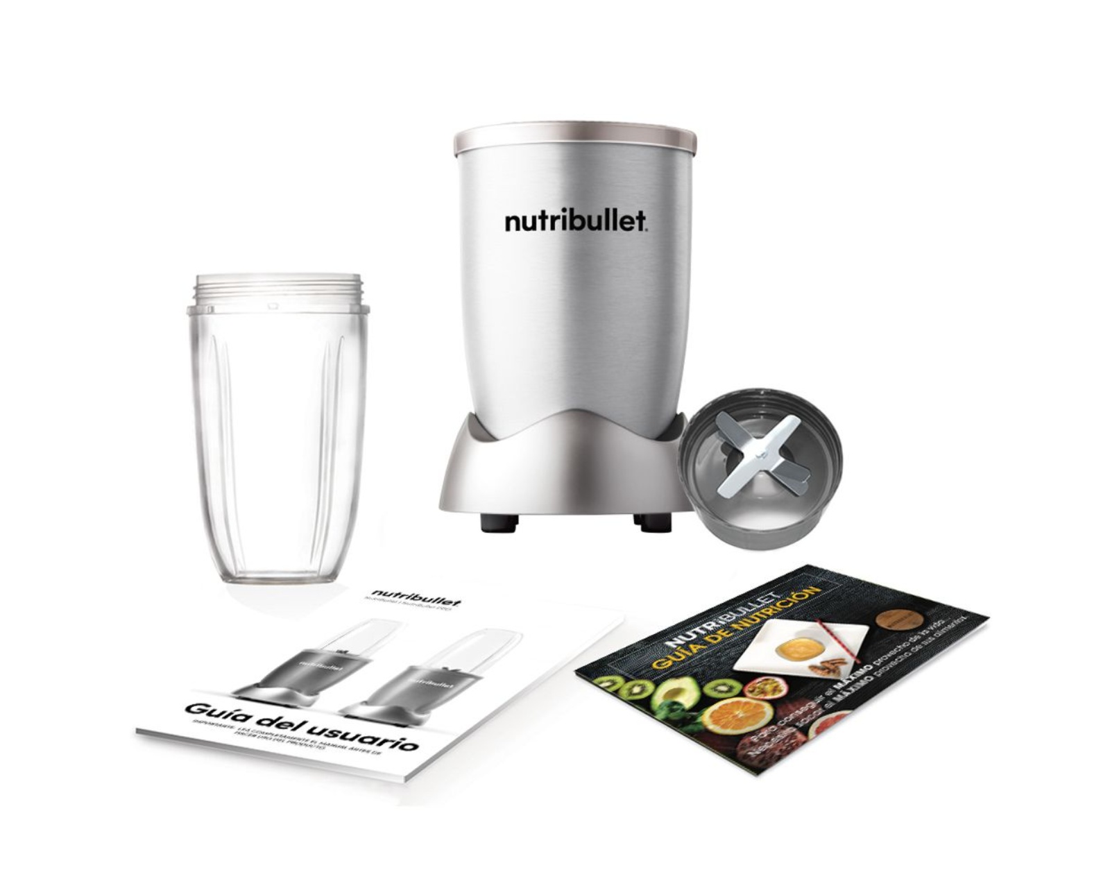 Foto 4 pulgar | Mini Licuadora Nutribullet 102580 color Plata incluye 5 Accesorios