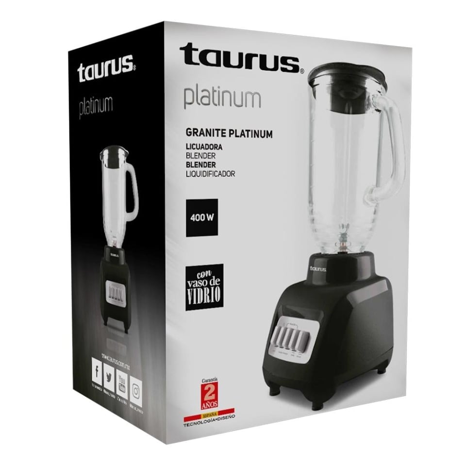 Licuadora Taurus 023 0446 Granite Platinum 400w