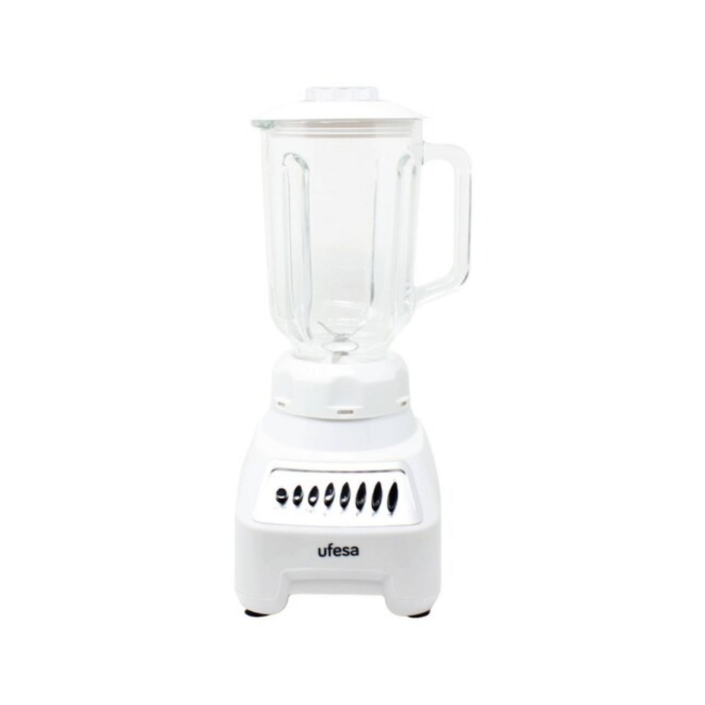 Licuadora Ufesa 10 Velocidades Vaso de Vidrio color Blanco