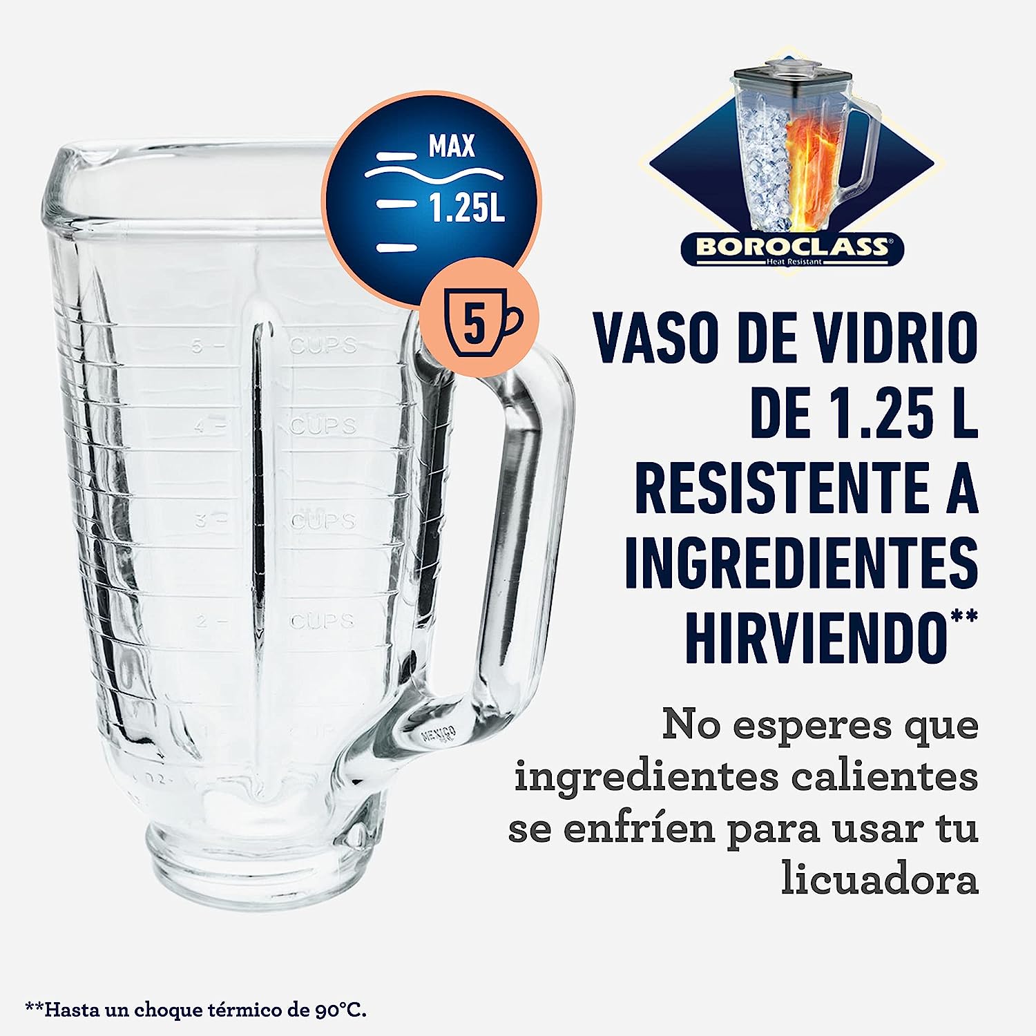 Foto 5 | Licuadora Clásica Oster BLST4127013 color Plata con Vaso de Vidrio 2 Vel