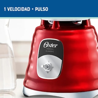 Foto 4 | Licuadora Clásica Oster Blst4126-roja Vaso de Vidrio 2 Velocidades