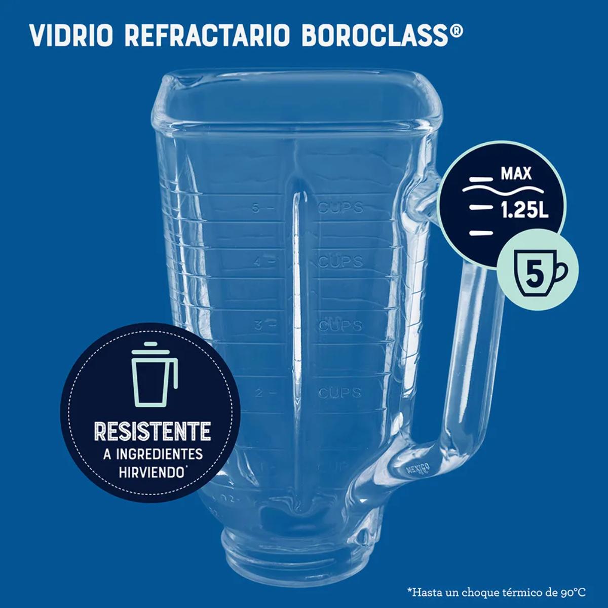 Foto 7 pulgar | Licuadora Clásica Oster Blst4126-roja Vaso de Vidrio 2 Velocidades