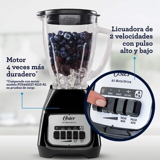 Foto 3 | Licuadora Oster Kaliman BLSTKAGBPB013 Vidrio Negra