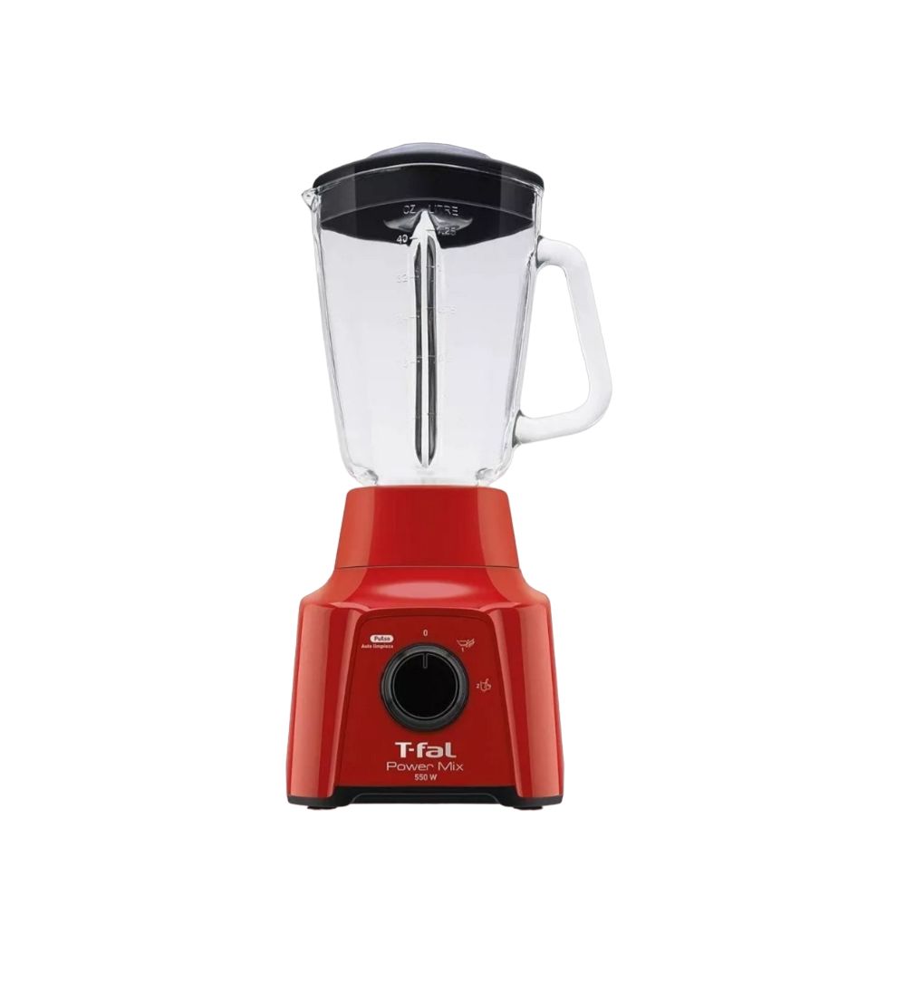 Licuadora T-Fal Vaso de Vidrio Power color Rojo