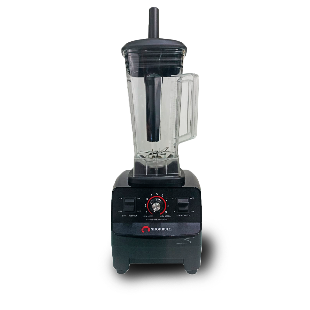 Licuadora Profesional Negra 4500w Rudo Frappe 2l