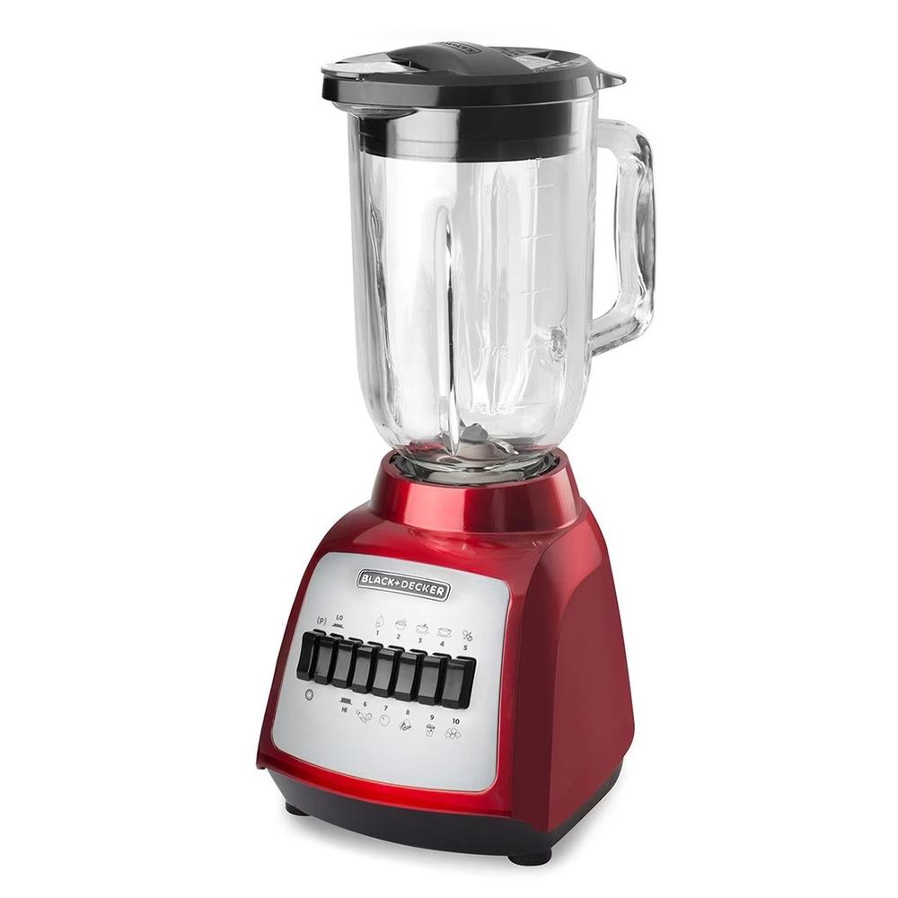 Foto 3 pulgar | Licuadora Black+Decker Blbd210gsr Durapro 10 Velocidades Roja
