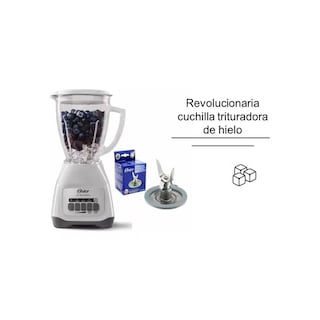 Foto 3 | Licuadora de Mesa Oster Vaso Vidrio 1.5 L 2 Vel Blanco